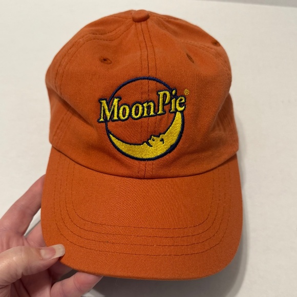 Moon Pie Baseball Hat/Cap Adjustable Burnt Orange NWT Authentic - Picture 1 of 5